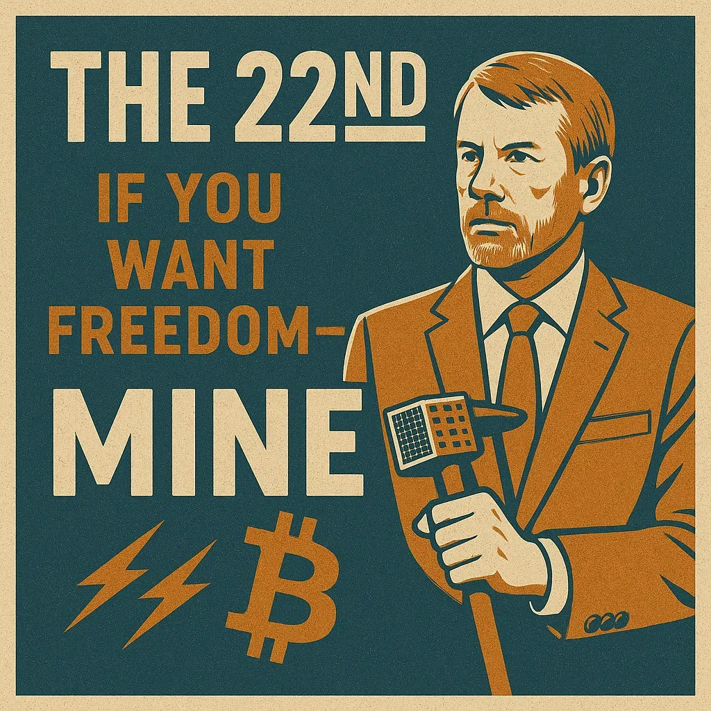 Michael Saylor delivering his '21 Ways to Wealth' keynote at Bitcoin 2025