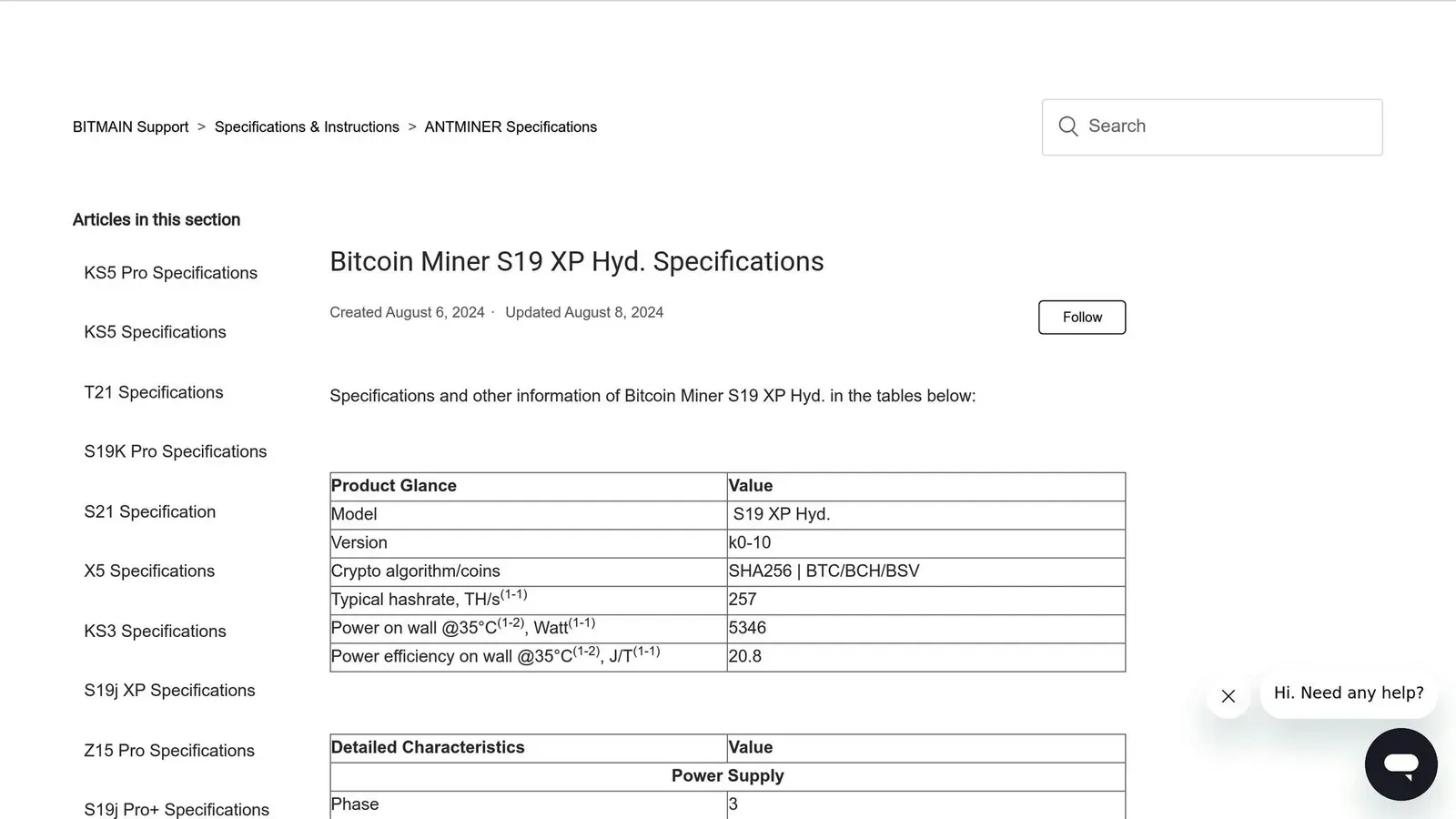 Bitmain S19 XP Hydro