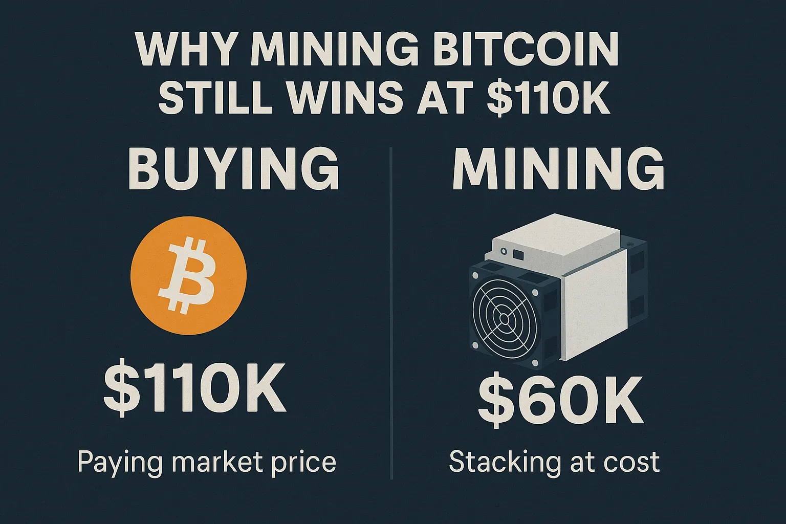 market VS mining