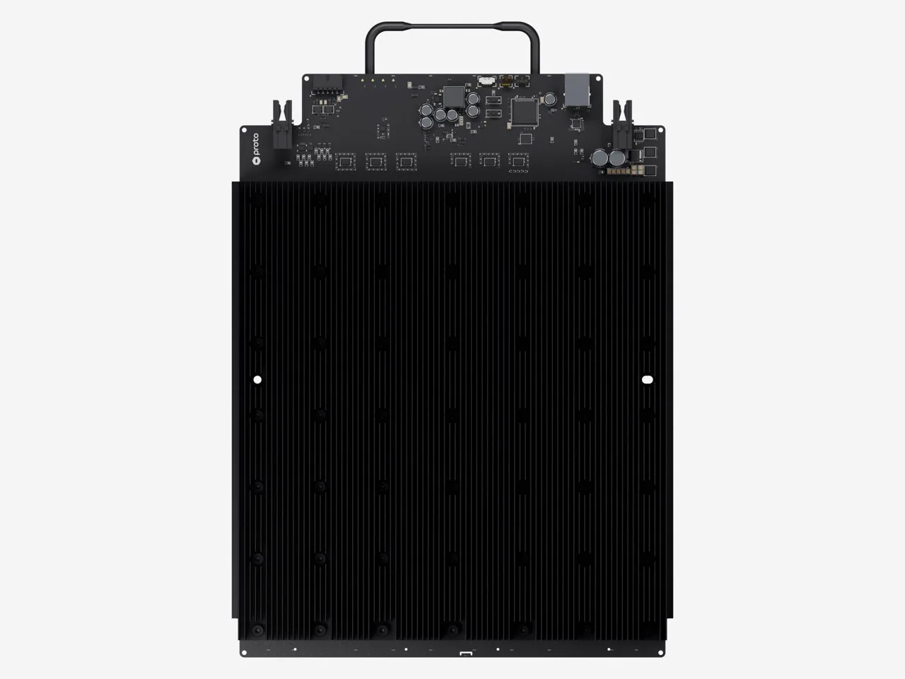 Proto F1 immersion hashboard, top view